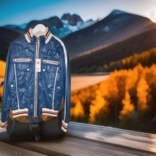 Cipo & Baxx Jacke Gr. L blau 