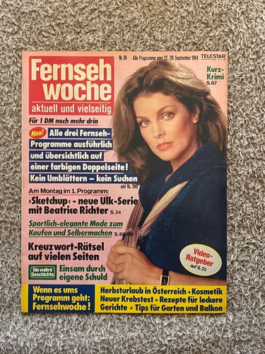 Fernsehwoche 1984 - fernsehwoche, 38/1984