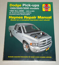 Reparaturanleitung Dodge RAM 1500 2500 3500 Pick Up V6 V8 V10 Diesel, 1994-2008
