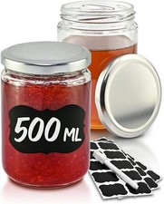 12 Einmachgläser 500ml mit