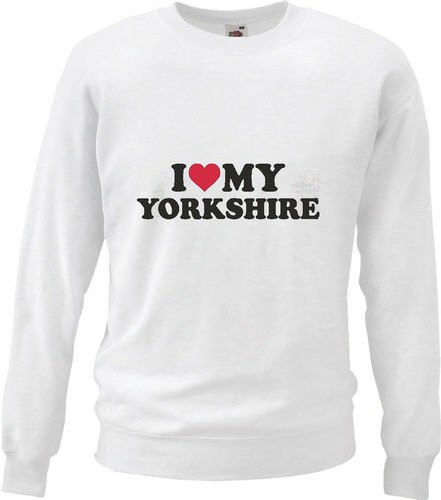 Sweatshirt love yorkshire - i,
