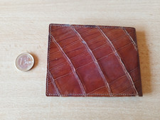 BRIEFTASCHE PORTEMONNAIE HERREN  ECHT KROKODIL HANDMADE BRASIL.UNIQUE.VINTAGE.