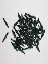 50x Spitze Pfeilspitze Armbrust Bogenschiessen 100 Grain Schwarz Schraubspitzen