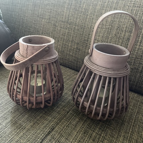 Teelichthalter holz lila - holz,