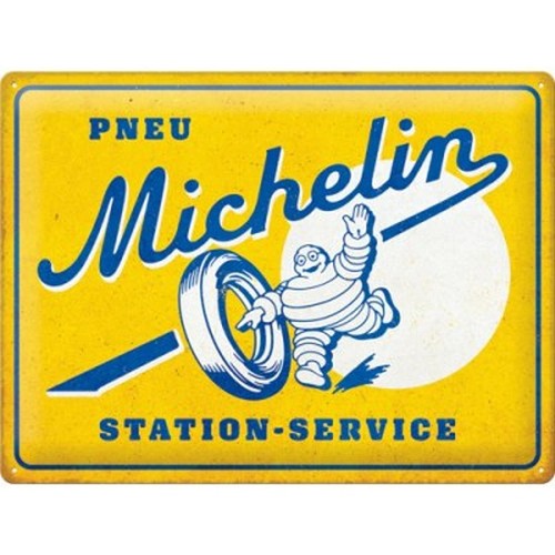 Michelin nostalgie blechschild - michelin,