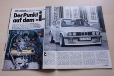 Rallye Racing 01/1984 BMW 323i E30 von MK-Motorsport mit 180PS im TEST auf 3 Sei