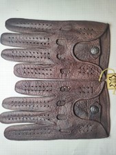 Peccary Auto Fahrer Handschuhe Größe 11 Herren Leder Luxus D9