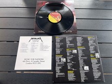  Metallica ‎– Master Of Puppets LP Vinyl  Roadrunner Records ‎– RR 9717