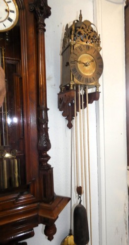 67041 echt antike laternen uhr - 67041,