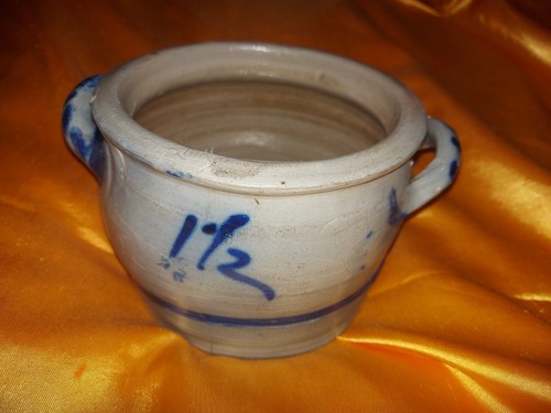 Alter steingut topf - steingut,