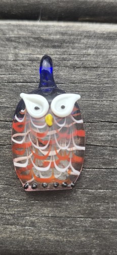 Murano glas anhänger orange - anhänger,