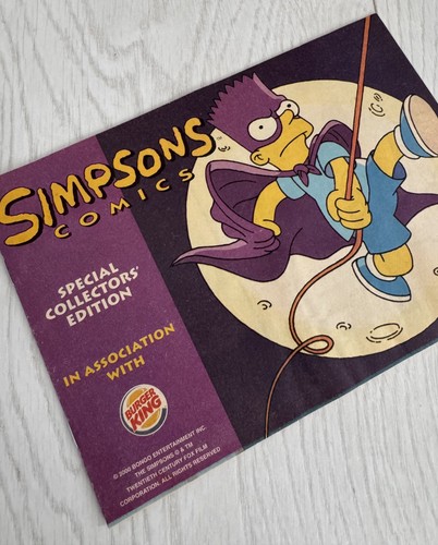 Simpsons comics burger king - comics, uk
