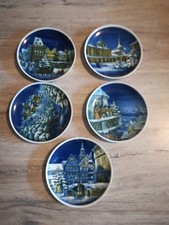 5 Royal Tettau Weihnachtsteller Teller Weihnachten 1979/80/81/82/83