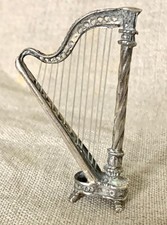 Harfe Silber Musikinstrument