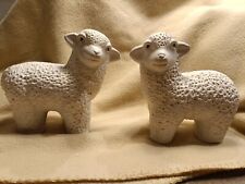 Ton - / Gips - Figuren Schafe