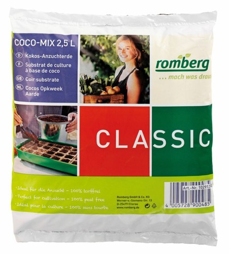 Romberg kokos anzuchterde 5 - kokos-anzuchterde, 2,5
