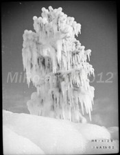 Foto-Negativ, WK2, Norwegen, Gebirgsjäger in Geilo, zugefrorener..., 5026-911/46