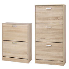 VASAGLE 2/3 Klappen Schuhkipper Schuhschrank Schuhregal Schuhschrank Schuhtruhe