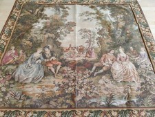 Großer Gobelin, Wandteppich, 135 x 145, JP Paris Panneaux Gobelins, Adel Barock