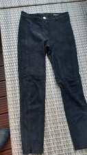 Lange Lederhose Damen Gr.36/38 Echtleder Hose Trachtenhose Tracht