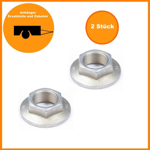 Flanschmutter m27 mm - 2x,