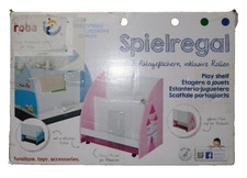 roba Kinderregal 'Krone' - Spielzeug- & Bücher-Regal - Spielregal fahrbar