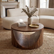 Couchtisch Massivholz rund