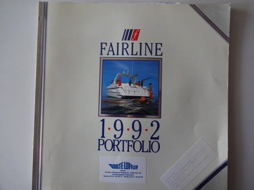 Fairline 1992 originalprospekt - fairline,