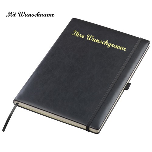 Notizbuch mit namensgravur - mit,