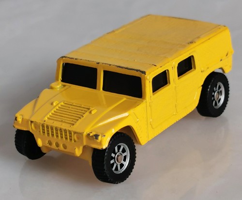 Maisto modellauto hummer gelb - modellauto,