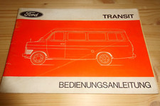 Bedienungsanleitung 1975 Ford Transit II/75/9 in sehr gutem Zustand