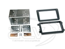 DOPPEL 2 DIN Autoradio Einbaurahmen SET VW EOS GOLF 6 Golf VI Touran SKODA Fabia