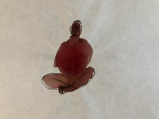 Schöne Zeichnung 1970 Akt
