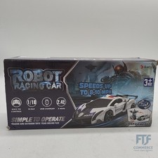 RC Polizeiauto Transformer, 2-in-1 Roboter, 360° Drehung, 2,4GHz, Kinder 3-12 Ja