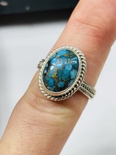 TJC Silber und Türkis Mosaik