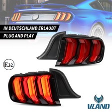 VLAND LED Rückleuchten Rücklicht für Ford USA / EU Mustang GT 2015-2020