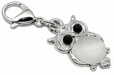 Eule charm clip anhänger - eule,