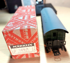 Märklin  H0 329/1 4002 Donnerbüchse Kl 3 beleuchtet OVP VINTAGE SAMMLERZUSTAND