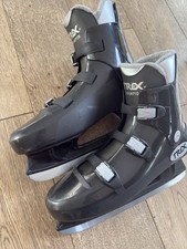 Schlittschuhe Herren Trex Champion Schwarz Silber Gr 50