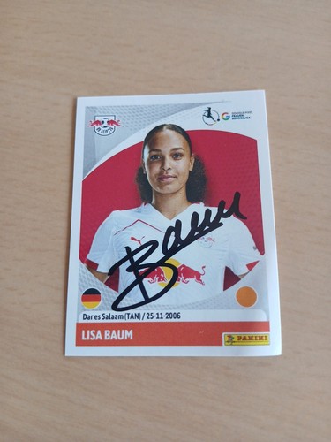 Panini sticker signiert lisa - signiert,