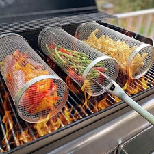 1  x zylindrischer Grillkorb