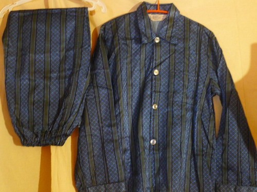 50er jahre satin schlafanzug - 50er,