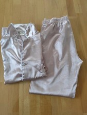 Pyjama Satin Mädchen Beige Größe 160