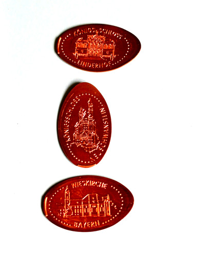 Elongated coins quetschmünzen - coins,