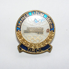 Innsbruck 1964 Olympische Winterspiele Resort Axamer Lizum Pin Anstecknadel BLAU