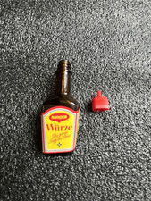 4x Mini Maggi Flasche aus Glas