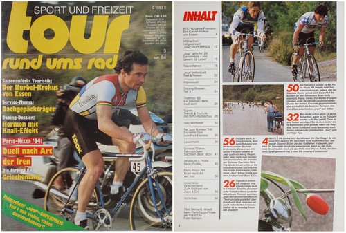 Tour rennrad magazin 1984 - magazin, 5/1984