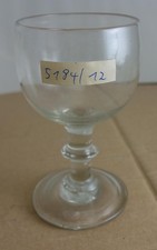 antiker Glas Becher Fußbecher