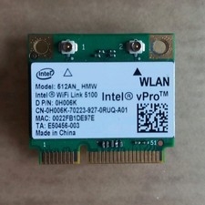 Intel WiFi Link 5100 512AN_HMW A/G/N Dual Band WiFi WLAN Half Mini PCIe Card