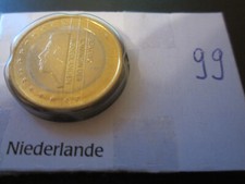 1 Euro Kursmünze Niederlande  1999  bankfrisch